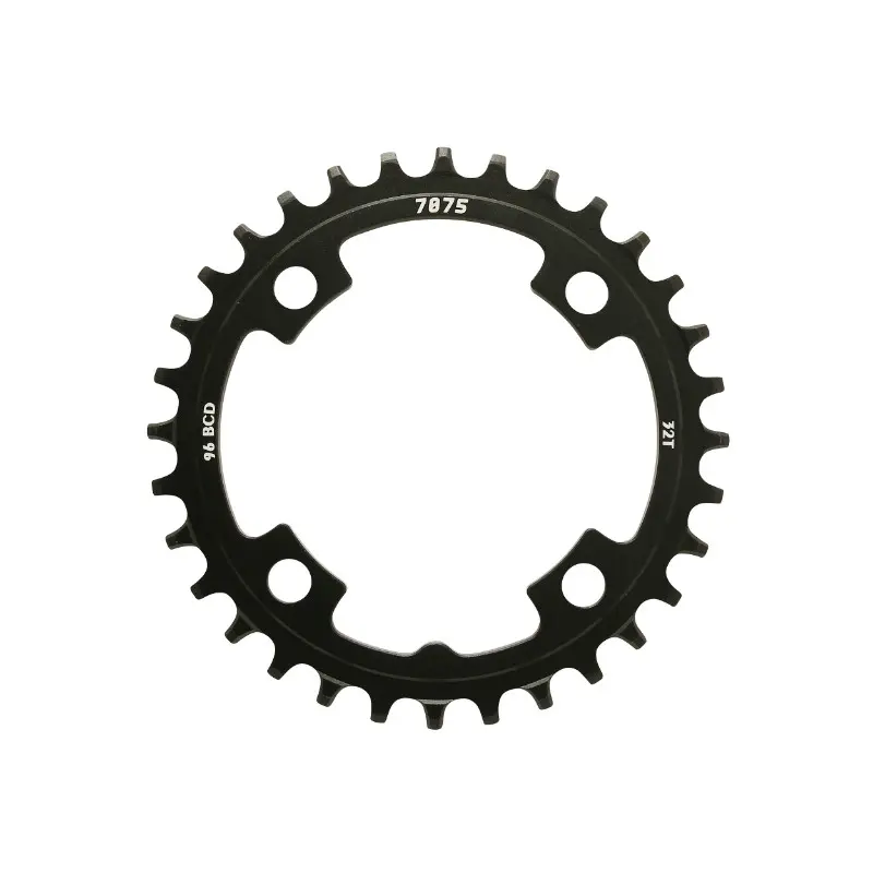 MTB-Kettenblatt 4BRA d.96 für Sunrace 32DTS mono MX 12-11-10V. schwarz narrow-wide Alu kompatibel mit anderen Marken