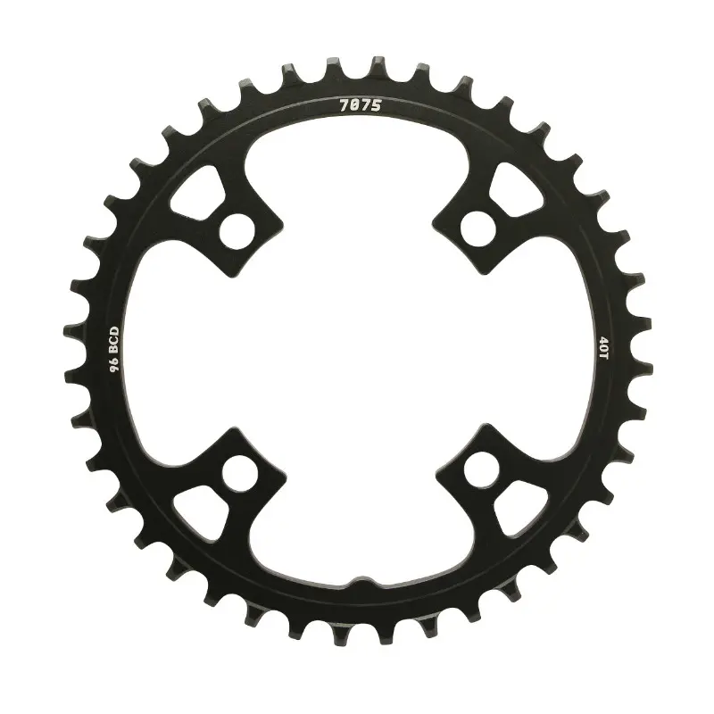MTB-Kettenblatt 4BRA d.96 für Sunrace 40DTS mono MX 12-11-10V. schwarz narrow-wide Alu kompatibel mit anderen Marken