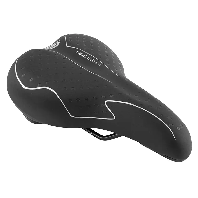 Sattel Newton City Spirit Herren Gel Elastomer Athletic Schwarz 260x160mm
