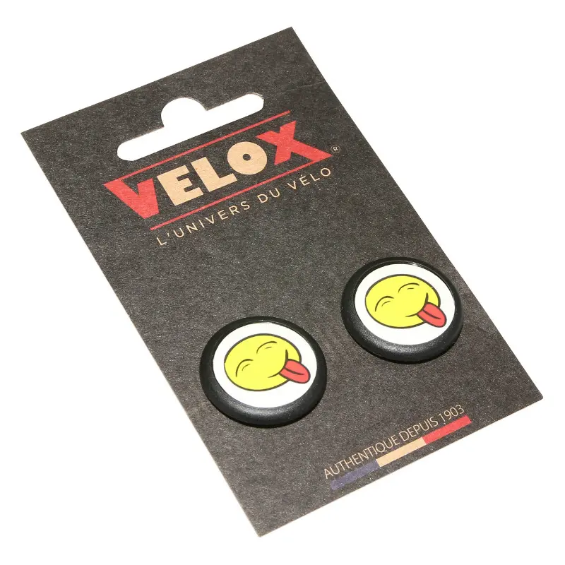 Velox 도밍 혀 내밀기 로드 그립 엔드 캡 (카드당 2개)