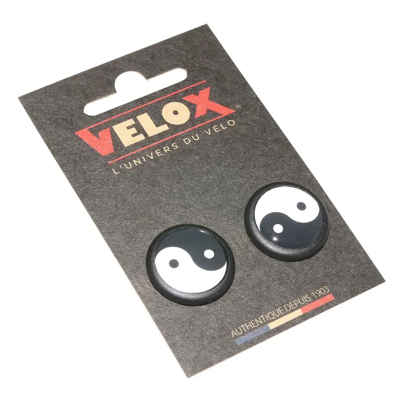 ロード ハンドルエンド キャップ Velox ドーミング 陰陽 (2個セット)