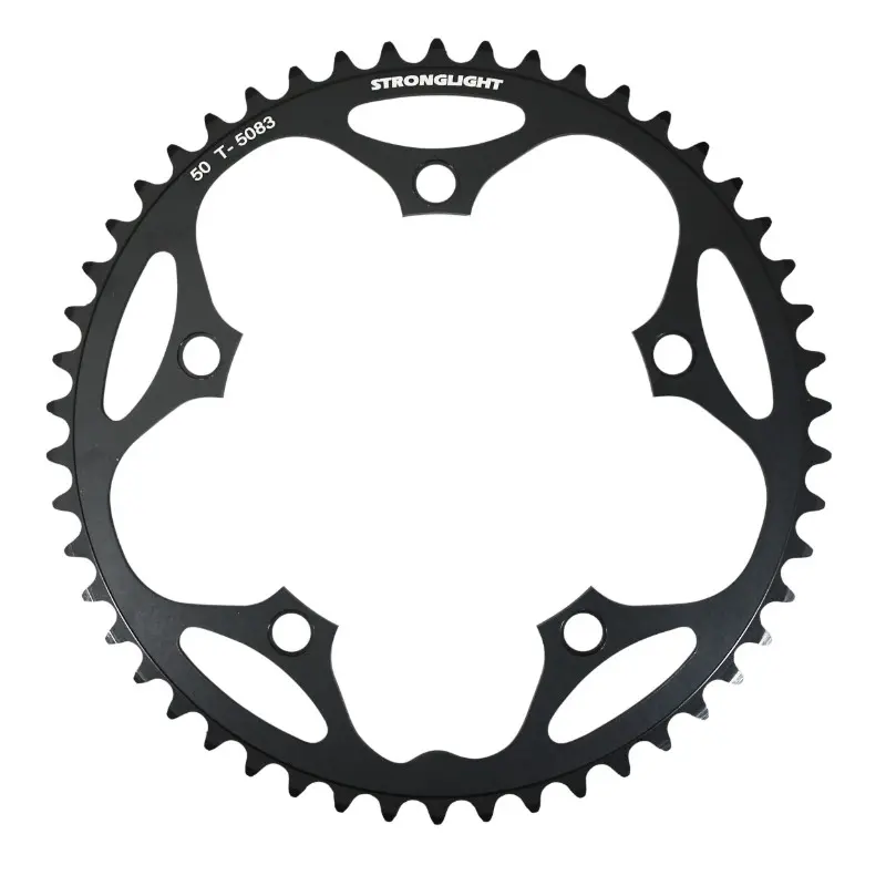 Stronglight Dural 50DTS 5BRA Straßen-Kettenblatt Ø130 schwarz Typ Shimano 8-9G.