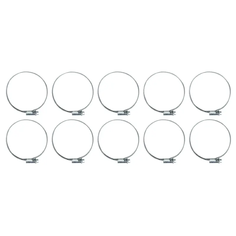 Metall-Schlauchschellen mit Zahnstange 60 bis 80 mm Breite 9 mm (10er Pack) Sélection P2R