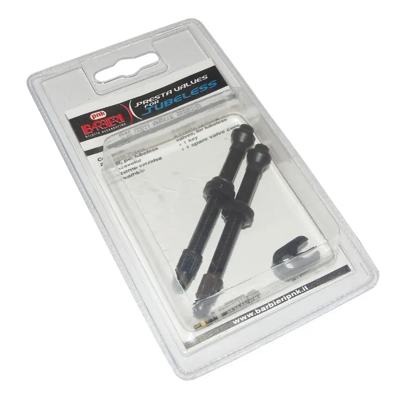 Tubeless-Ventil Presta P2R schwarz 60 mm (Paar)