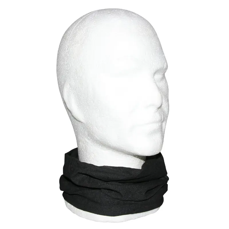 Bandana tour de tête tour de cou bandeau noir Sélection P2R
