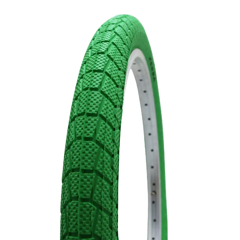 Reifen BMX 20 x 1.95 kenda slick grün TR (50-406)