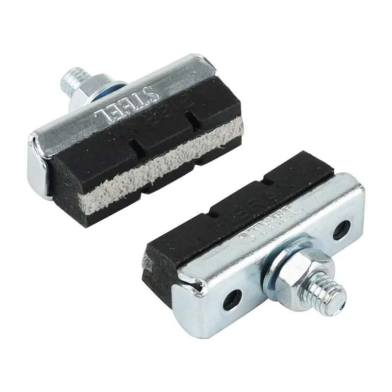 Paire de patins de frein Fibrax City Caliper symétrique condition humide pour jante acier 40 mm