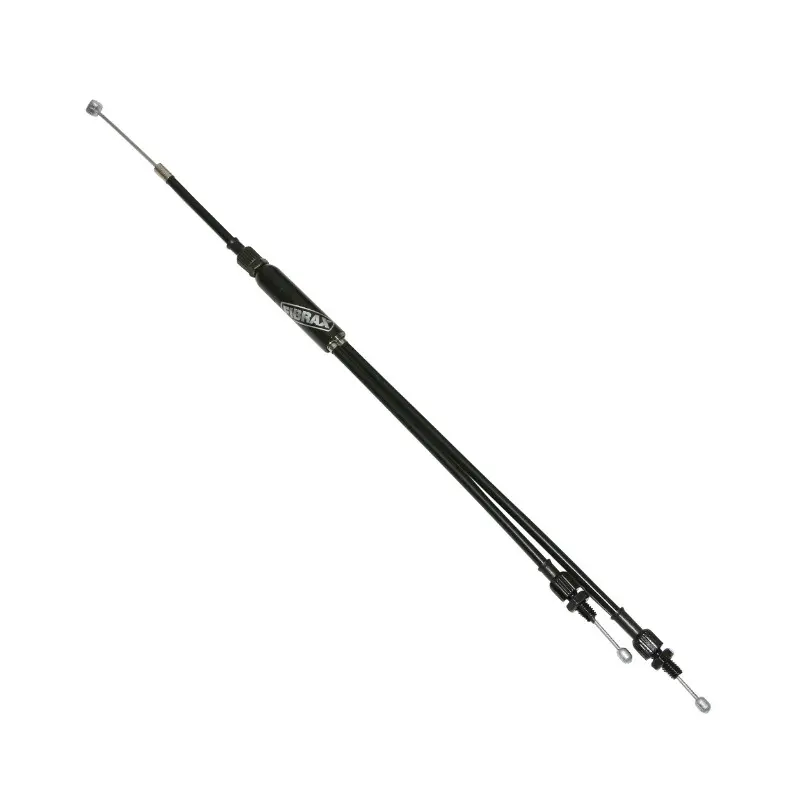 Transmission frein vélo BMX Fibrax supérieur du levier au rotor câble + gaine 475 mm filetage 6+7 mm