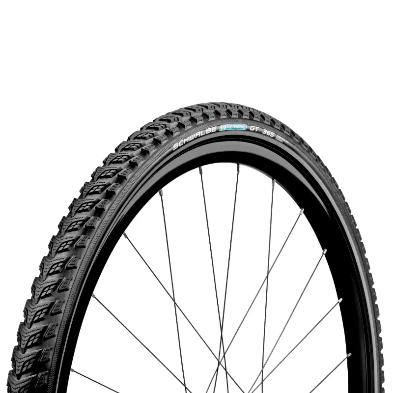Pneu VTT 26 x 2.00 schwalbe marathon GT365 noir (special poste) TR (50-559) renfort 5MM flanc reflex - pneu toute saison