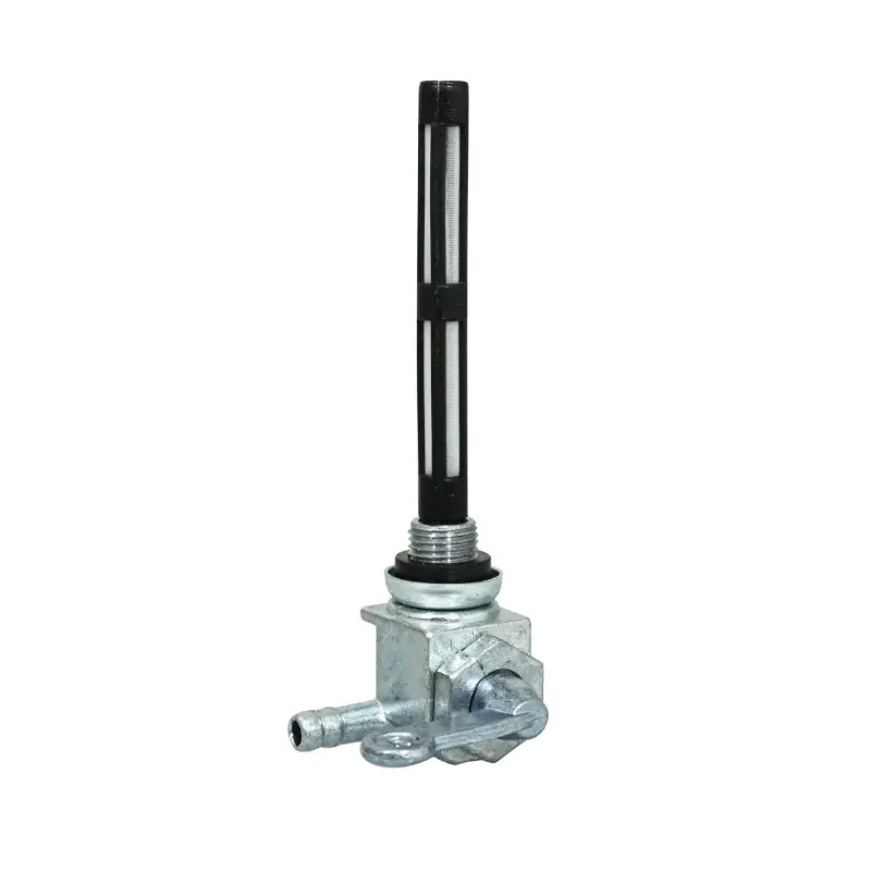 Robinet essence adaptable MBK 51, 41, Club moteur AV10 aluminium avec réserve