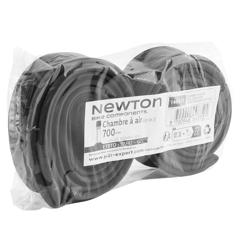 Fahrradschlauch 700 x 35 Newton Standardventil (2er Pack)