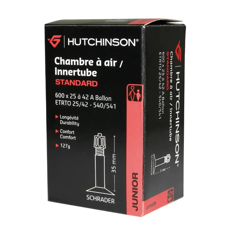 Chambre à air vélo 600 x 28-42A Hutchinson valve standard 35 mm