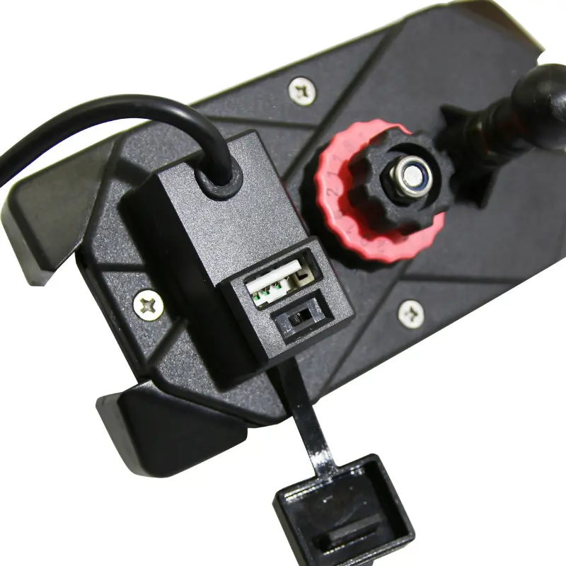 AVOC M1 USB 방수 스마트폰 거치대 (핸들바 및 백미러 거치대 2개 포함) — 5번째 뷰