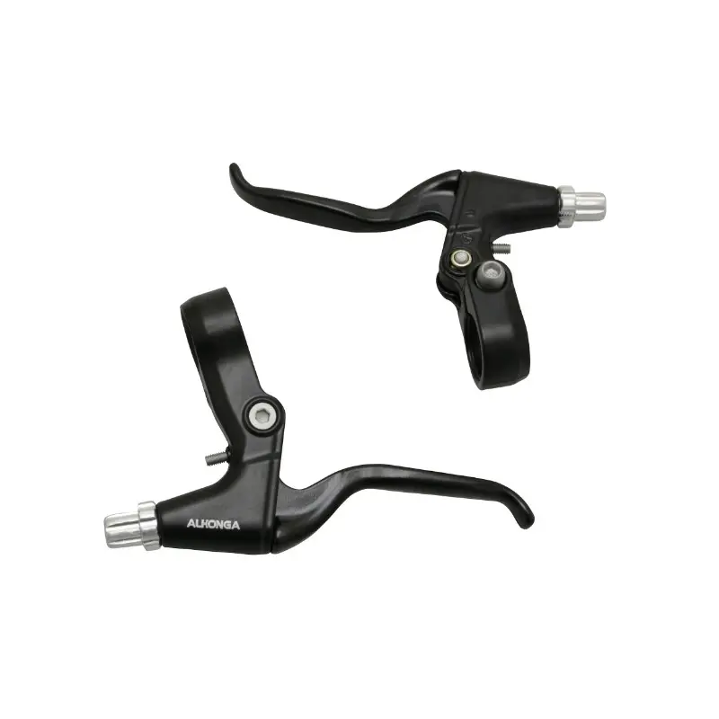 Levier de frein V-brake 3 doigts Newton aluminium noir (paire)