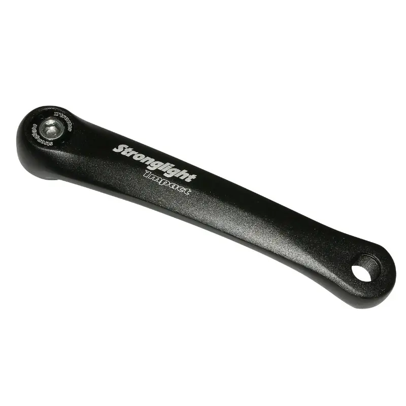 Rennrad-Kurbelgarnitur Stronglight 9-10fach Impact schwarz 170 mm 50-34 kompatibel 8fach Vierkantachse 107 mm — Ansicht 3