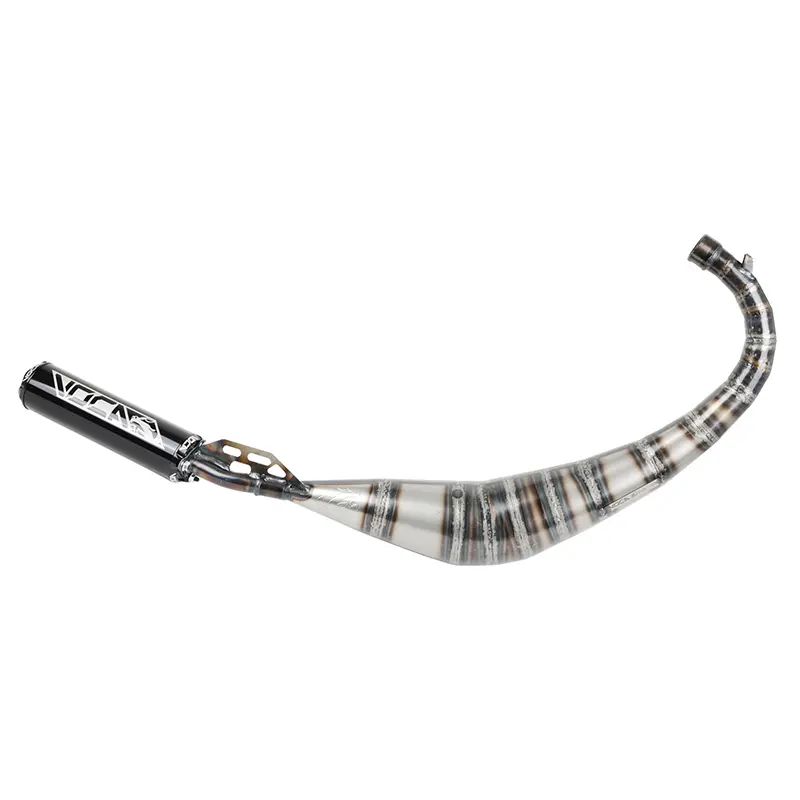 Schalldämpfer Voca Rookie Unterflur Aluminium schwarz für Derbi 50 Senda / GPR-Aprilia 50 RS4 / Gilera 50 SMT RCR RS4 Euro 3 und 4