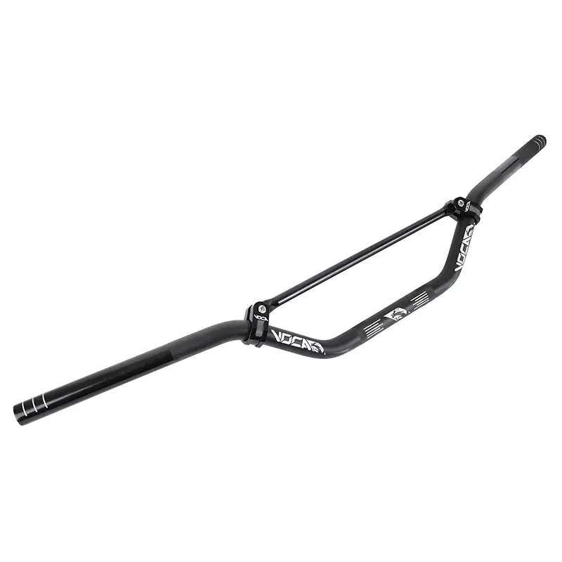 ハンドルバー VOCA レーシング ボックス クロス アルミ T6 径22.2mm 長805mm 高94mm ブラック