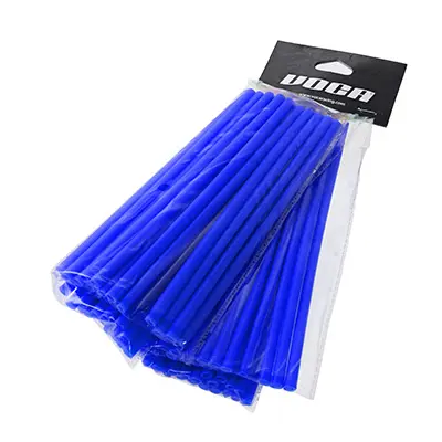 Speichenabdeckung VOCA RACING blau (Satz vorne + hinten)
