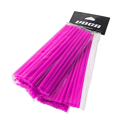 Couvre-rayons VOCA RACING rose kit avant + arrière