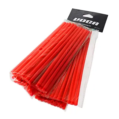 Couvre-rayons VOCA Racing rouge kit avant + arrière