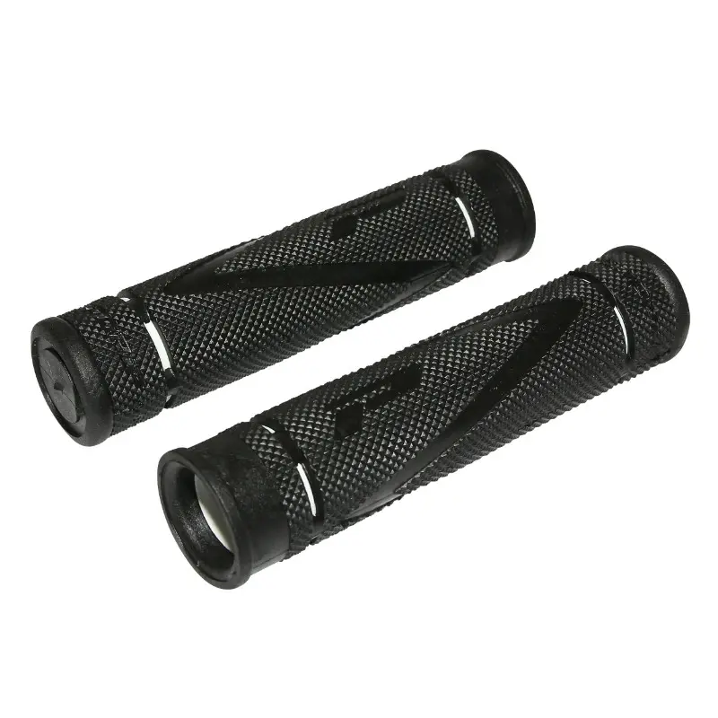 Poignées VTT Progrip 838 double densité noir-blanc Ø22 mm L122 mm (paire)