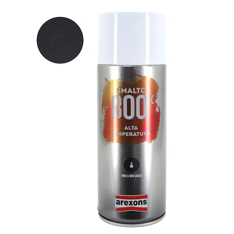 Sprühdose Arexons Pro Hochtemperatur 800°C schwarz Sprühlack 400 ml