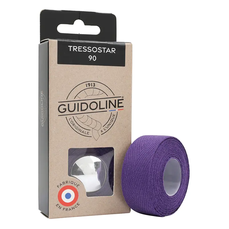 Ruban de guidon Velox Tressostar 90 coton violet 20 mm x 2,80 m