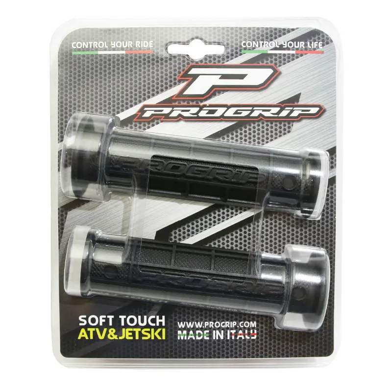 غطاء مقبض Progrip 726 مزدوج الكثافة أسود مغلق الطرف 125 ملم (زوج) — المنظر 4