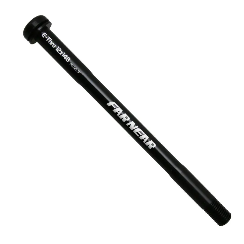 Průchozí osa zámku zadního kola Boost Switch závit M12 x 1,5 mm e-thru 12 x 148 černá 36 GR (178 mm mimo doraz včetně závitu 17 mm)