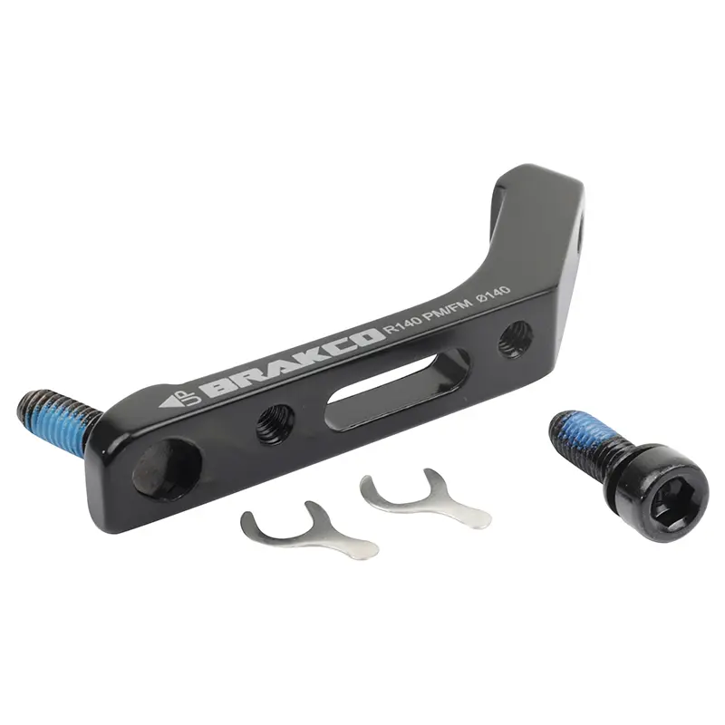 ロードバイク用ディスクブレークアダプター Brakco リア140mm ポストマウントキャリパー用 フラットマウントフレーム対応