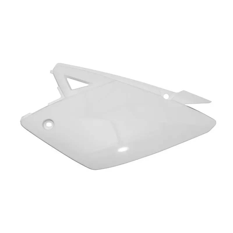 Carénage-coque arrière 50 à boîte adaptable Rieju 50 MRT 2009-2021 blanc brillant gauche P2R