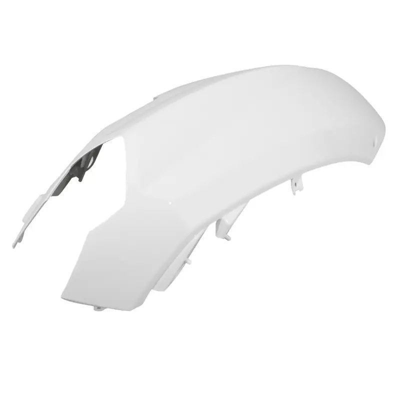 Carénage arrière scooter Peugeot 50 Kisbee adaptable blanc brillant côté gauche P2R
