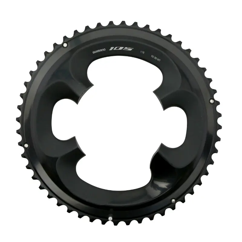 Shimano 105 R7000 52DTS 外側 11V ブラック 4BRA d.110 ロード用チェーンリング
