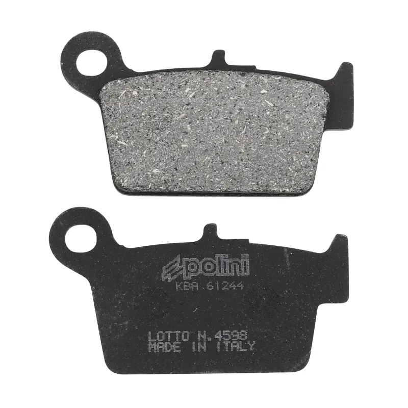 Plaquette de frein Polini pour beta 50 RR enduro ar, 50 motard alu AM6 ar (l 66MM - h 37MM - p 7.6MM) (174.0125) (original)