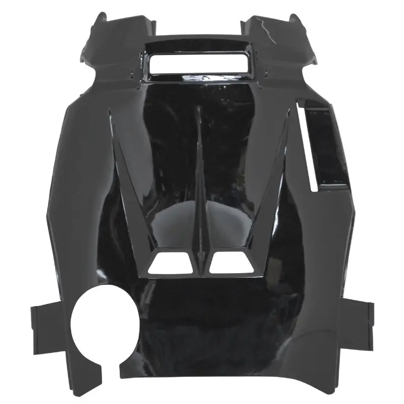Carenage-passage de roue scoot adaptable MBK 50 nitro 1997+2012-yamaha 50 aerox 1997+2012 noir brillant (racing design) -P2R