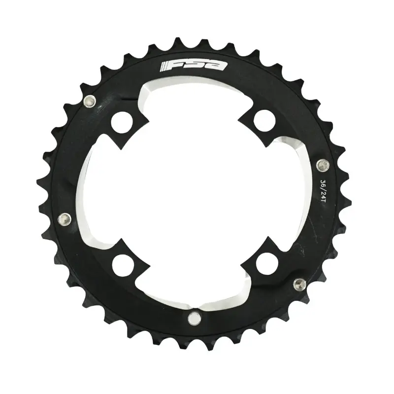 MTB-Kettenblatt 4BRA d.96 für Fsa Original 36DTS außen 2X11V. Alu schwarz (für 24DTS)