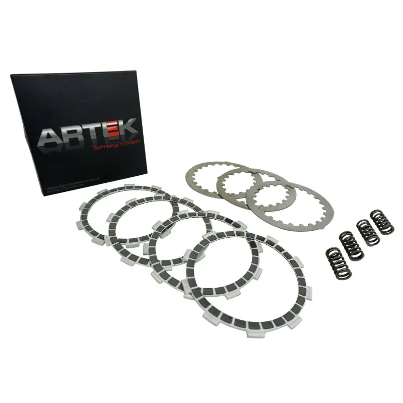 Kupplungsscheibe 50 für Getriebe Artek K2 verstärkt Kevlar für Minarelli 50 AM6 - MBK 50 X-Power, X-Limit - Yamaha 50 TZR, DTR - Peugeot 50 XPS, XR6 - Rieju 50 RS1 - Beta 50 RR (Komplettsatz)