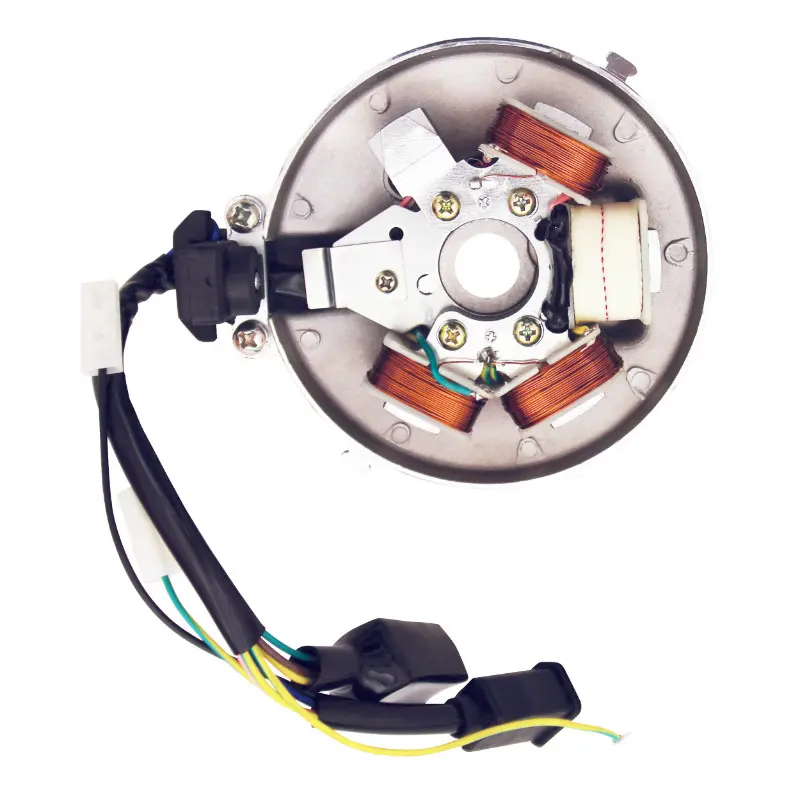 Statore accensione elettronica 12V Peugeot 103 con sensore e piastra P2R