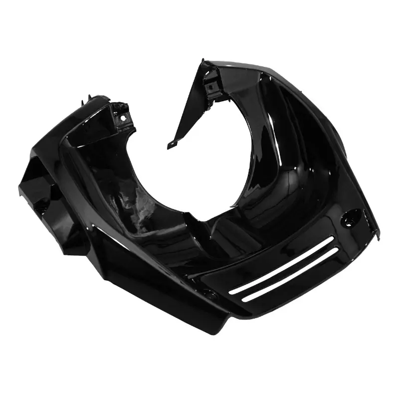 Carénage dessous tablier avant scooter adaptable MBK 50 Stunt Yamaha 50 Slider noir brillant P2R