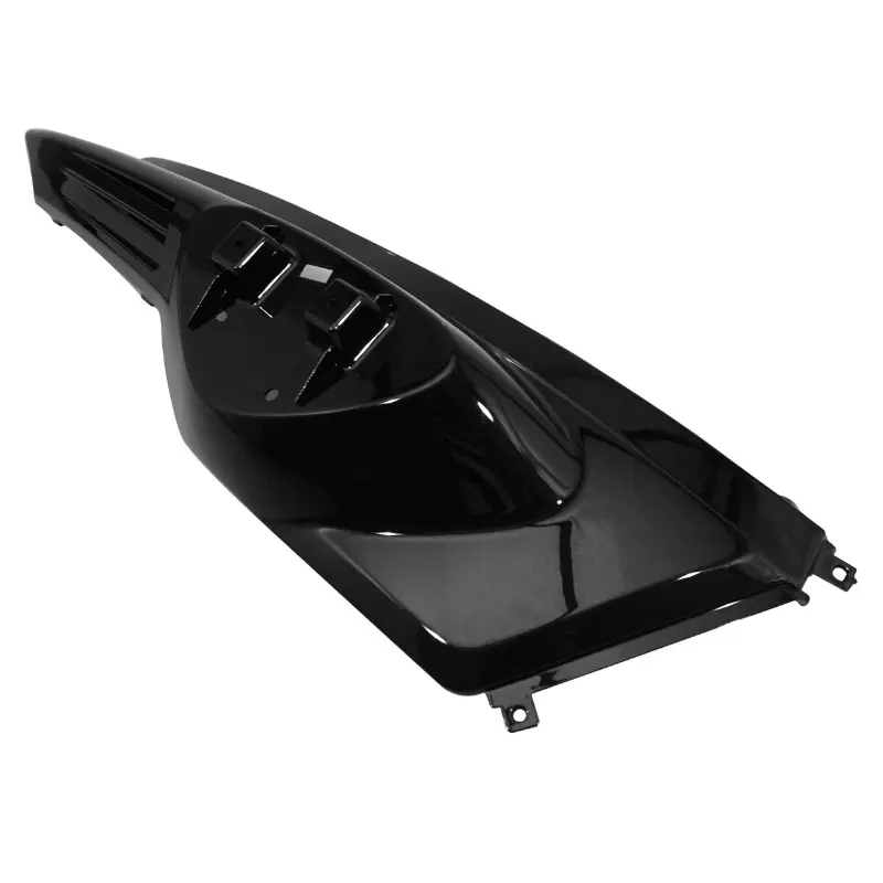 Carénage arrière adaptable MBK 50 Stunt / Yamaha 50 Slider noir brillant droit P2R