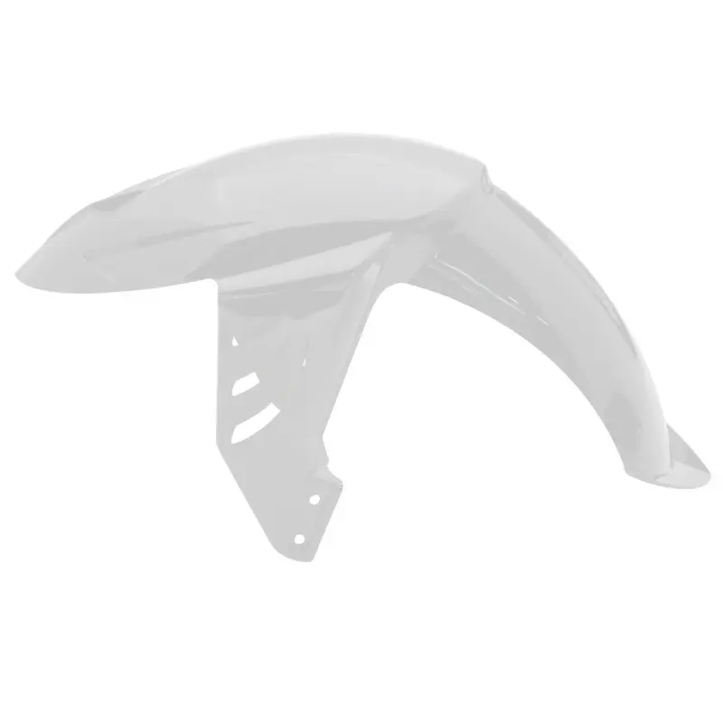 Garde-boue avant adaptable Peugeot 50 Ludix 10 pouces blanc brillant P2R