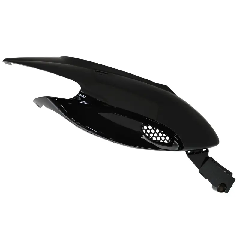 Heckverkleidung Roller adaptierbar Gilera 50 Stalker hochglanz schwarz rechts P2R