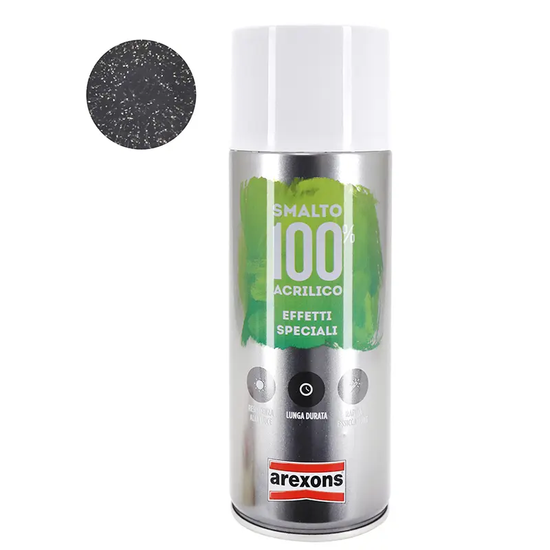 Bombe de peinture Arexons acrylique noir effet diamant 400 ml
