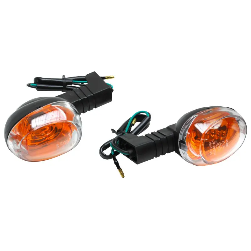 Clignotant arrière transparent-noir homologué CE pour MBK Booster 50 2004+ et Yamaha BWS 50 2004+ - Paire