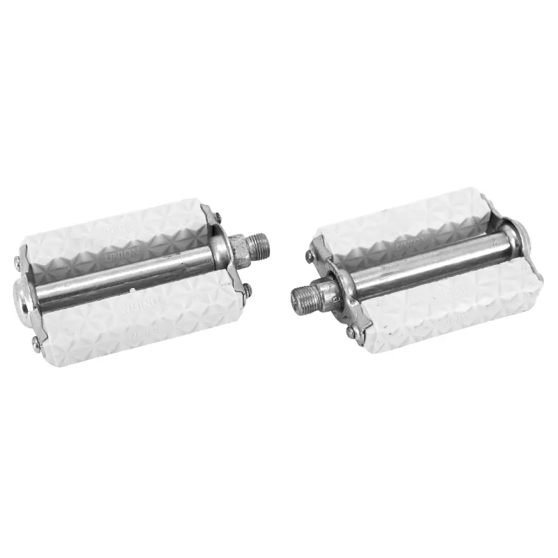 Pedale cyclo union type lyotard blanc 14X125 (paire)