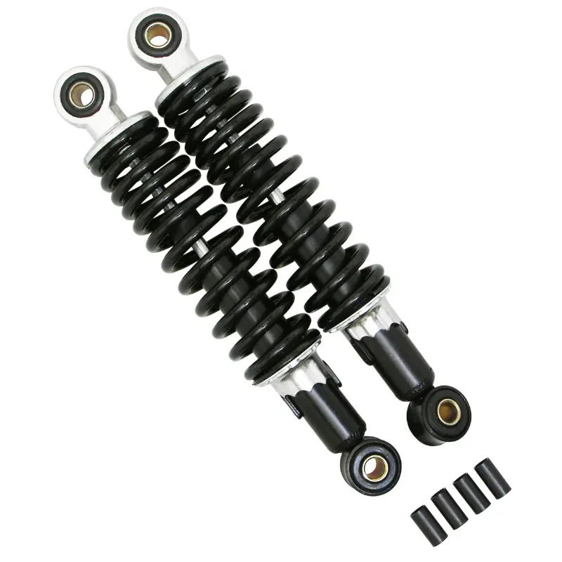 Verstellbarer Moped-Stoßdämpfer schwarz Lochabstand 240 mm Paar Auswahl P2R