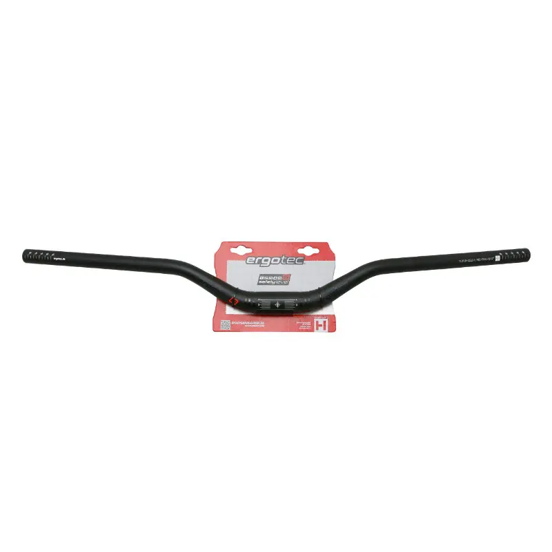 Cintre VTT relevé Ergotec Riser Bar aluminium noir Ø 31,8 mm L 780 mm relevé 50 mm