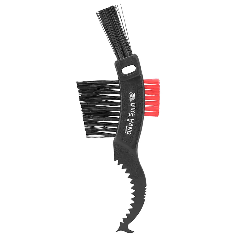 Brosse de nettoyage vélo Newton Clean nylon avec grattoir intégré