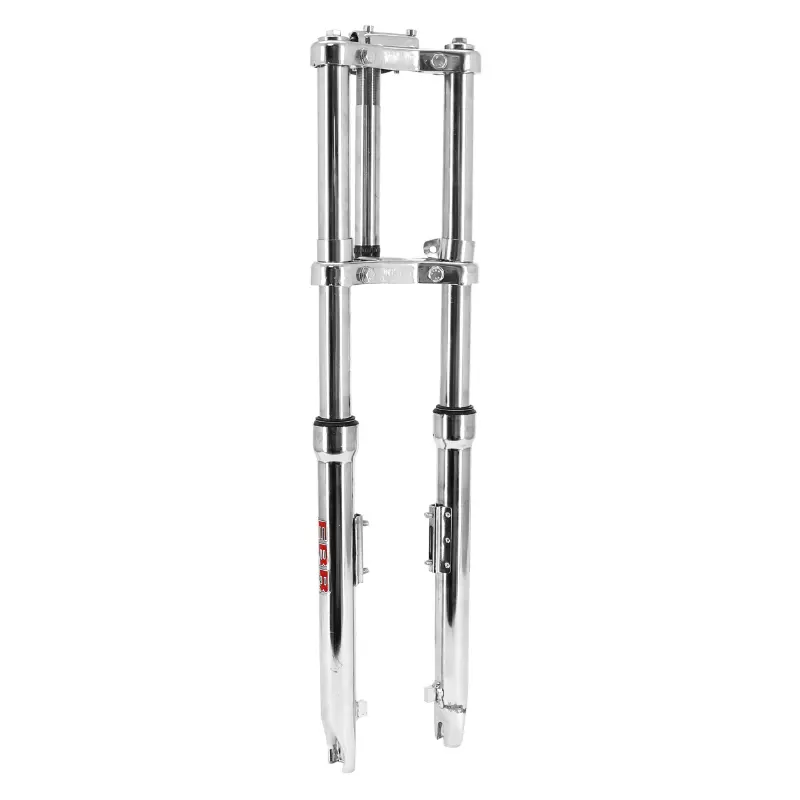 Fourche cyclo EBR pour Peugeot 103 SPX-RCX 17 pouces chromée