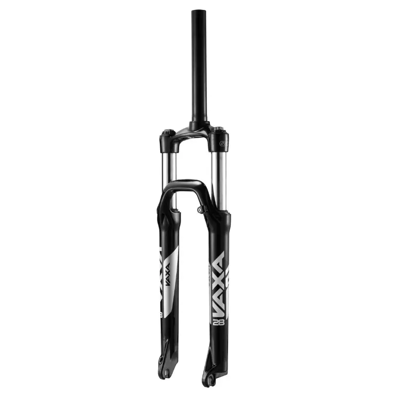 Gabel VTT 27.5 " Zoom vaxa 28 schwarz verstellbar-sperrbar Federweg 100MM glatte Gabelsäule 295MM 1''1-8-28,6 außen Scheibenbremse kompatibel